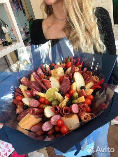 Букет из колбасы