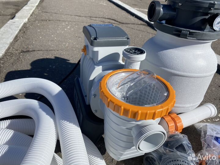 Песочный фильтр для бассейна насос