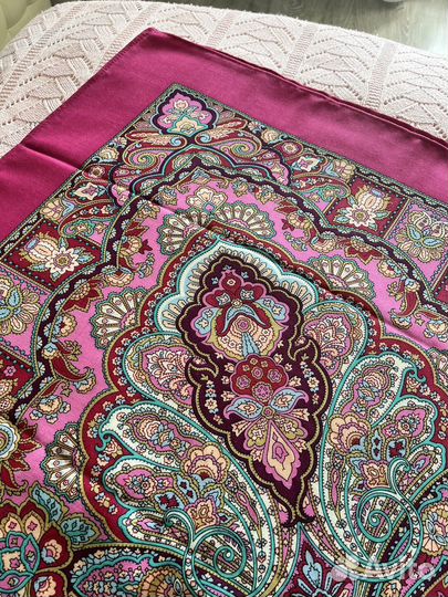 Павловопосадский платок шерсть