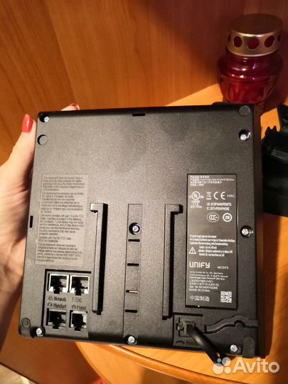 Телефон IP Unify OpenScape 35G Eco Text черный (L3