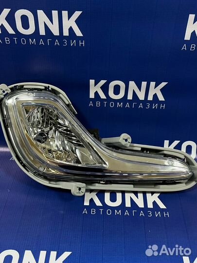 Правая туманка на Хюндай Солярис 2010-2014