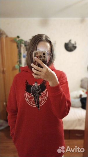 Худи удлиненное