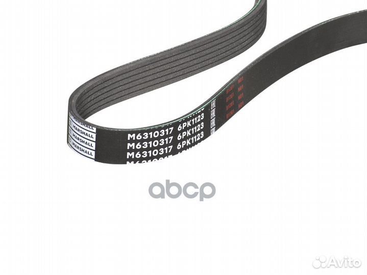Ремень поликлиновой 6PK1123 M6310317 marshall