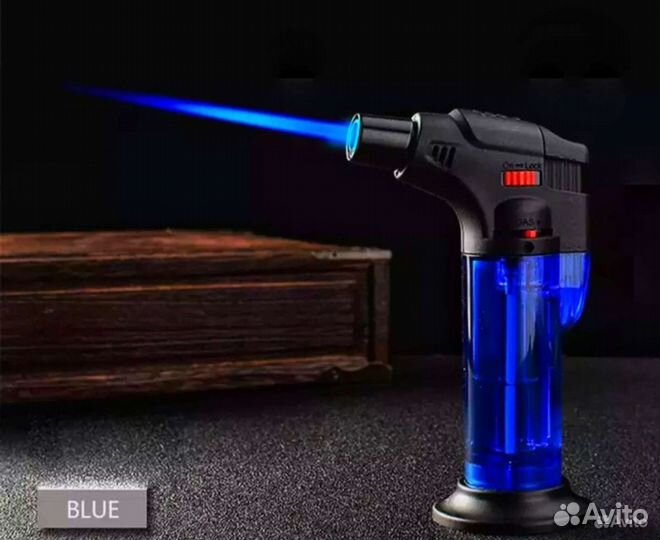 Зажигалка турбо автоген перезаряжаемая новая