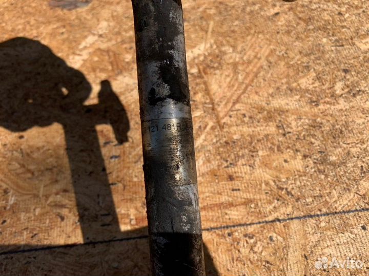 Трубка охлаждающей жидкости металлическая Audi Q7