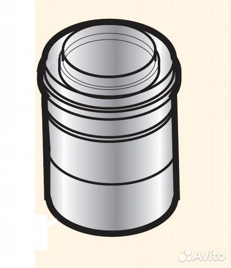 Переходник диам. 150-160 мм