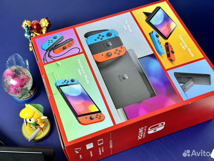 Nintendo Switch Oled прошитая Pico / Hwfly