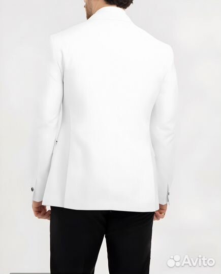 Смокинг белый мужской брючный