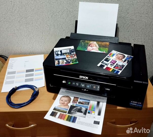 Струйное мфу Epson L3060 (Wi-Fi и снпч)