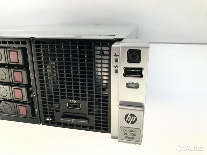 Сервер HP Del380e Gen8 40Gb 8SFF 2x E5-2450