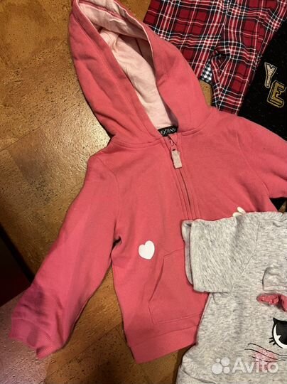 Вещи пакетом для девочек размер 86
