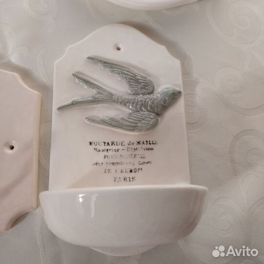 Керамическая мыльница. Крючок Прованс
