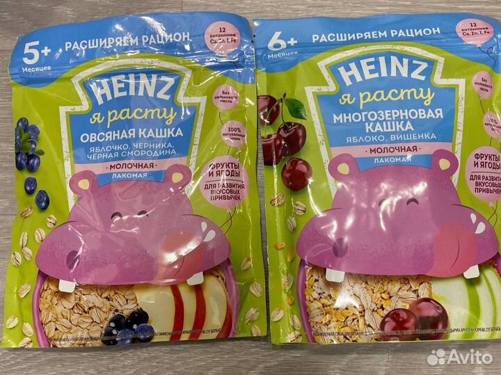 Каши молочные Heinz