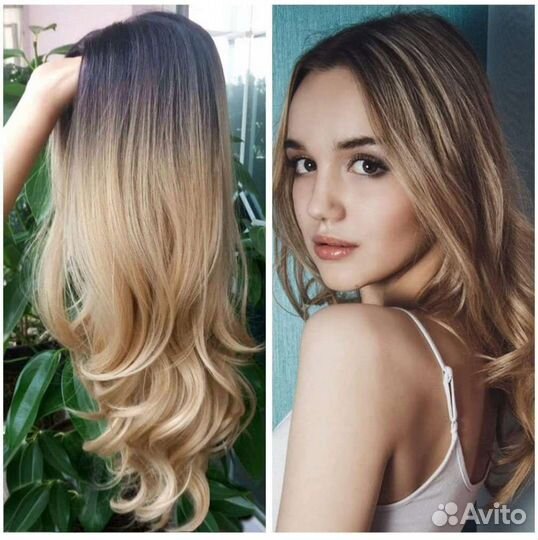 Парик женский длинный