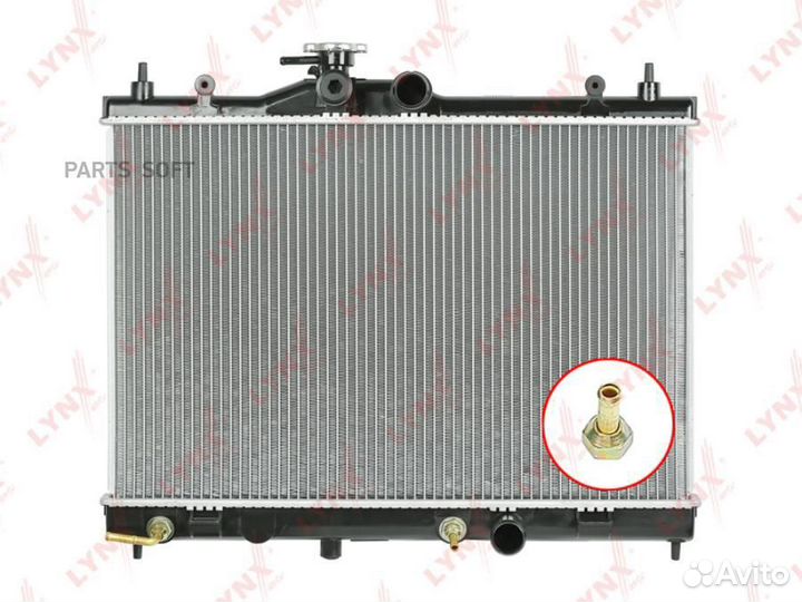 Радиатор nissan tiida 04- 1.5 1.6 AT