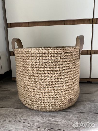 Корзина из джута