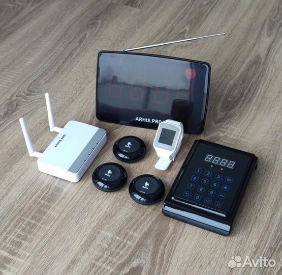 Кнопка вызова официанта, персонала беспроводная