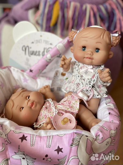 Испанский ванильный пупс кукла Nines D’onil из Исп