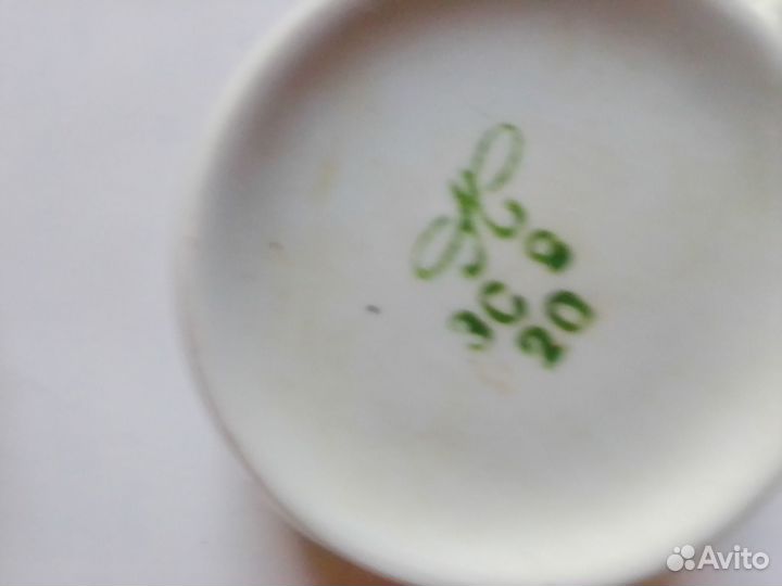 Чайная пара фарфор СССР