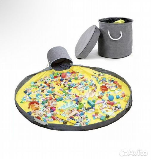 Сумка для конструктора + игровой коврик-мешок