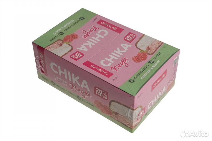 Протеиновый батончик Chikalab Chika Nuga, нуга с м