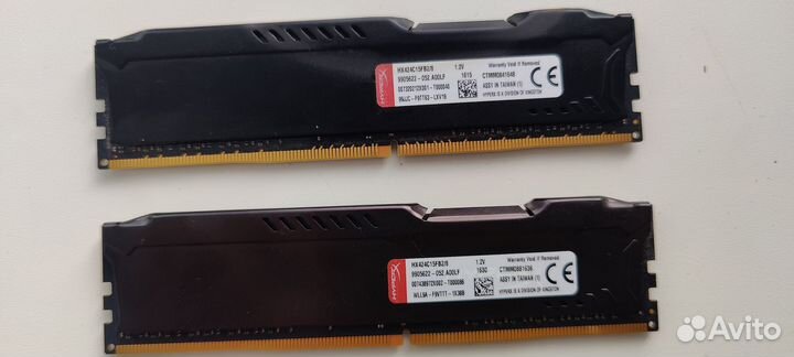 Оперативная память Kingston HyperX DDR4 2\8 2400