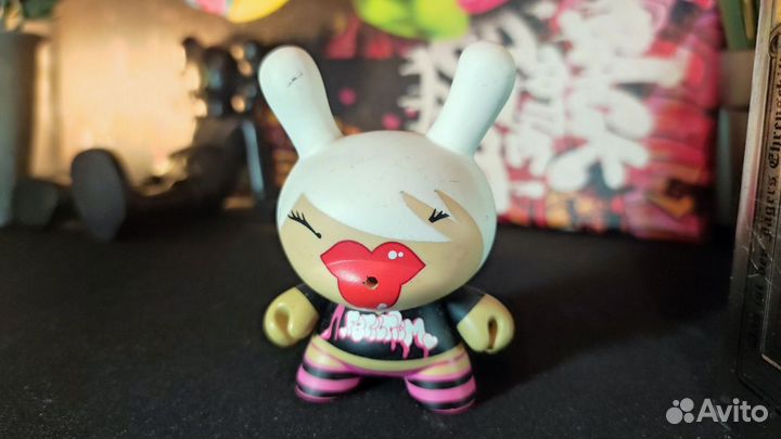 Kidrobot Dunny 2006 Tilt Bubble Love Bubblegum