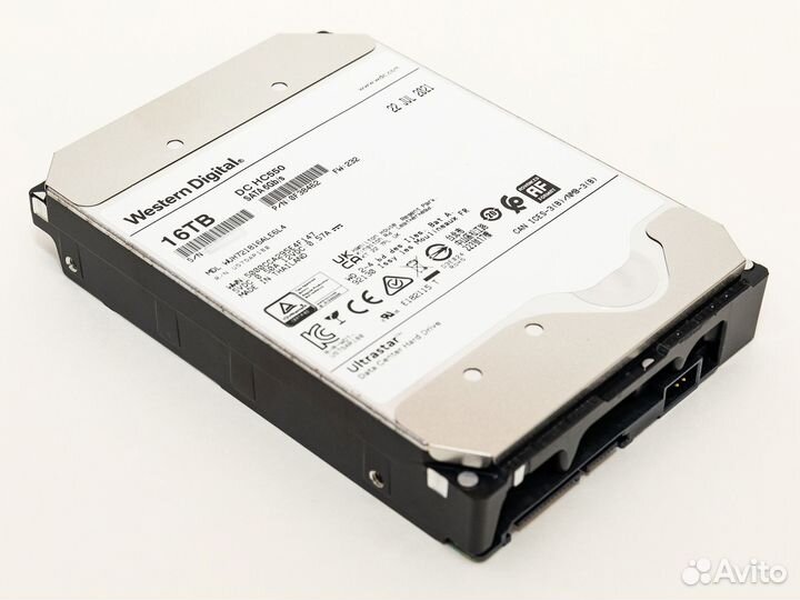 Жесткий диск 16Tb HDD WD HC550