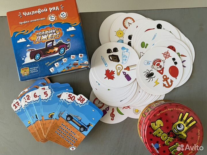 Детские настольные игры Числовой ряд / Spot IT
