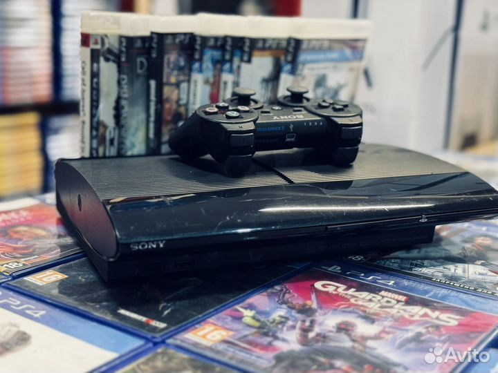 Sony PS3 прошитая с топ играми гарантия 1 год