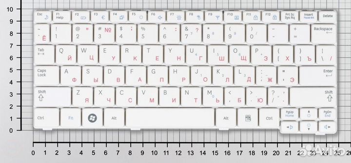 Клавиатура для Samsung NF110 белая