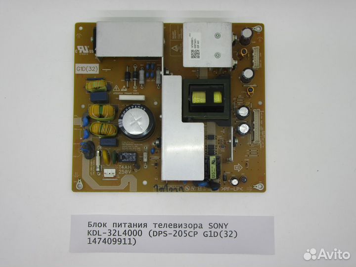 Детали телевизора sony KDL-32L4000