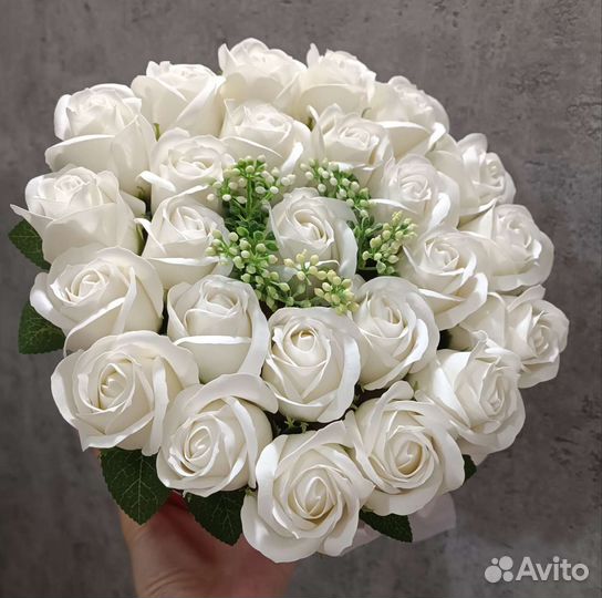 Букет цветов из мыла