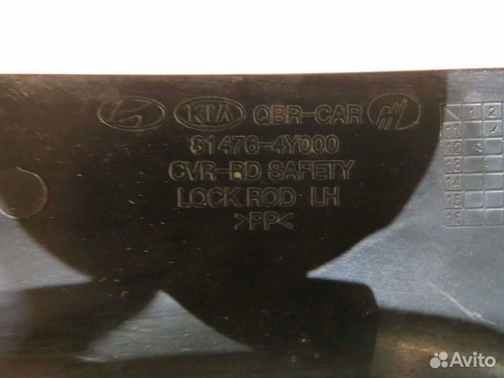 Накладка замка двери задняя левая Kia Rio 3