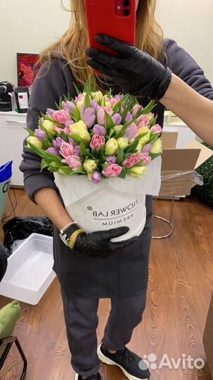 Тюльпаны к 8 марта, тюльпаны, букет тюльпанов