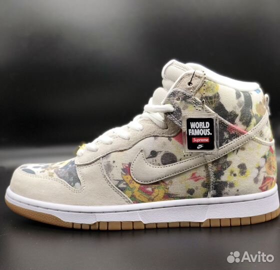 Кеды Supreme x Nike Dunk SB High 