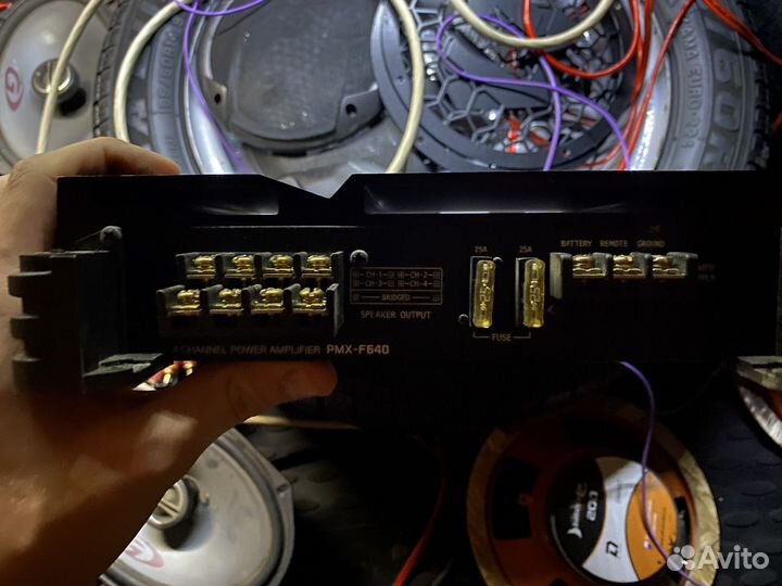 Alpine pmx-f640 + alpine spg17cs