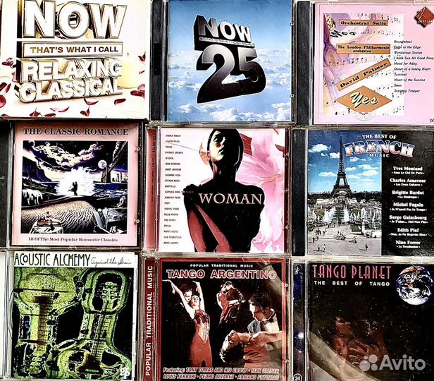 CD (крмпакт диски) + DVD личная коллекция