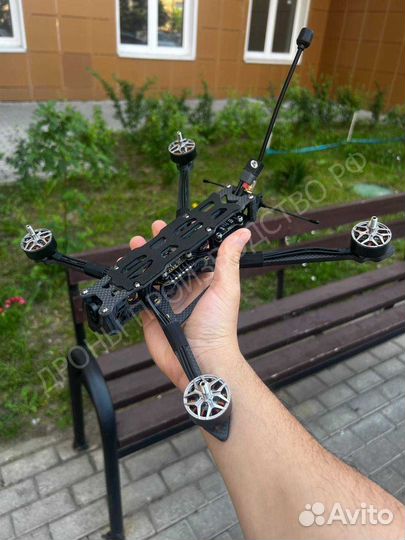 Дpoн FPV рiranha 7 и 10 ''