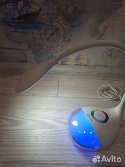 Лампа настольная, RGB подсветка