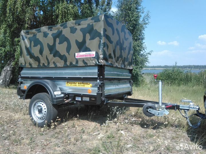 Курганский Прицеп 821303 Крепыш высокий тент