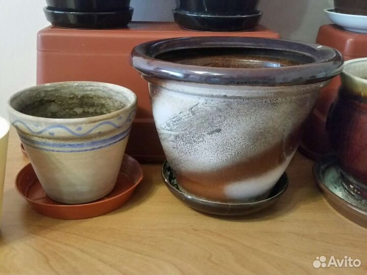 Керамические горшки для цветов