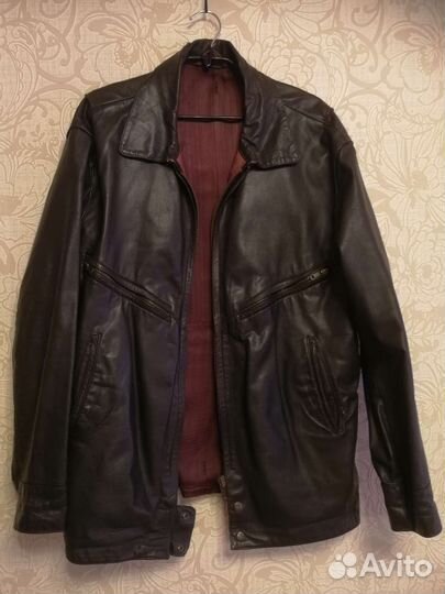 Кожаная куртка шевретовая лётного состава ввс