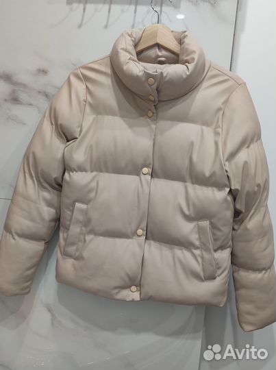 Куртка из экокожи демисезонная женская, р.42