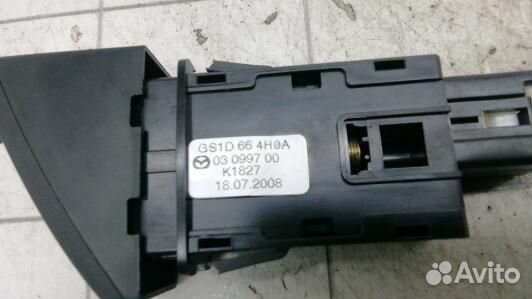 Кнопка аварийки mazda 6 2 (87P08I501)