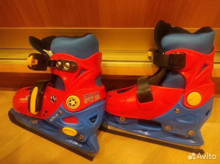 Раздвижные коньки на мальчика 29-32