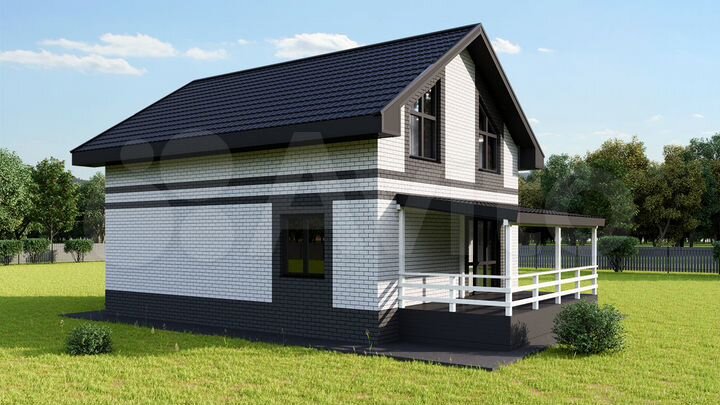 Дом 125 м² на участке 10,2 сот.