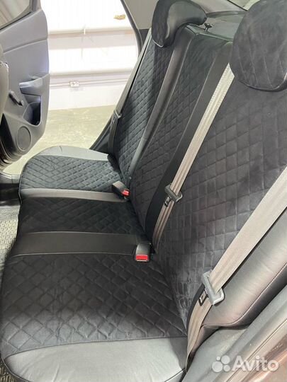 Автопилот чехлы Kia Sportage 3 ромб алькантара