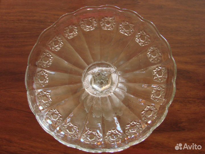 Ваза стеклянная дхз, середина 20-го века