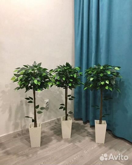 Искусственное дерево Фикус, искусственное растение